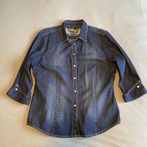 LIKE NEW Ethyl Vintage Denim Shirt